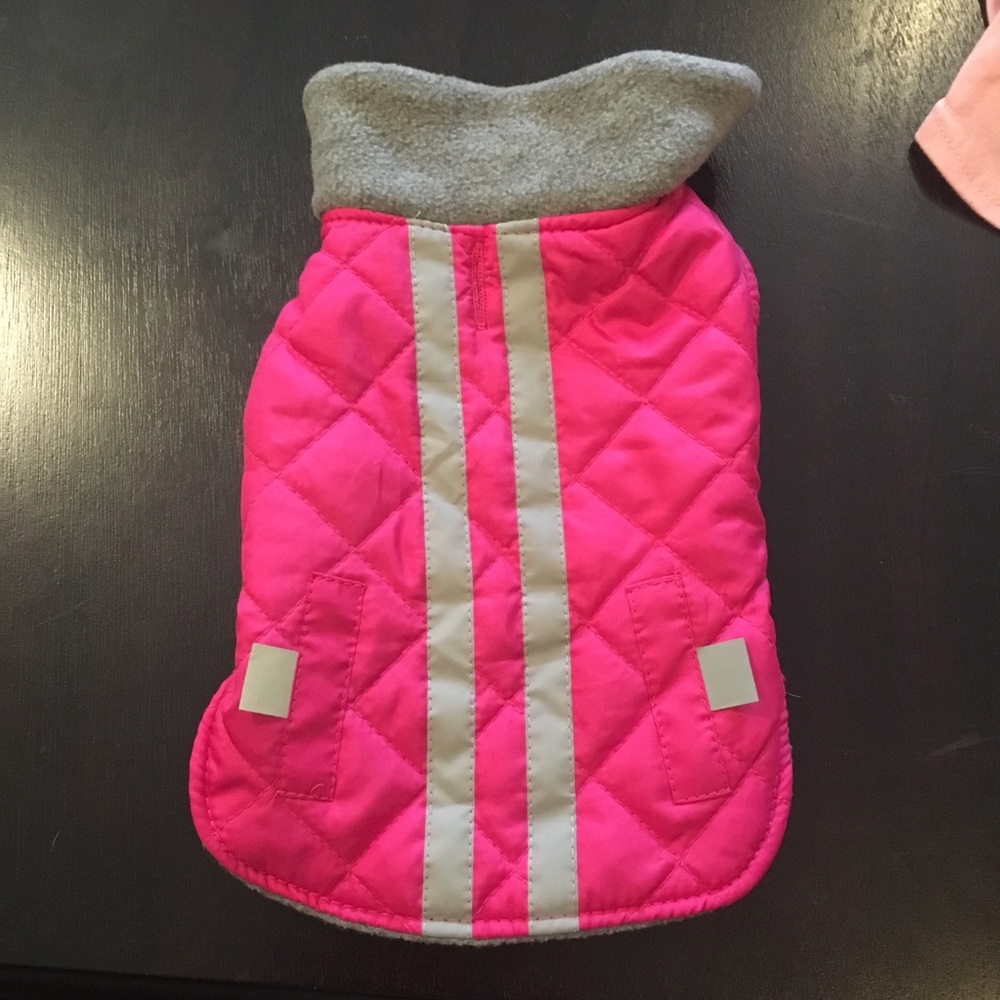 Pink small dog vest